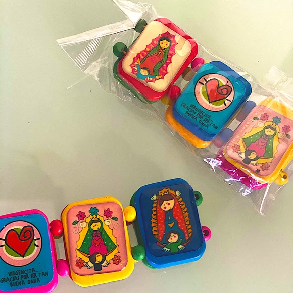 Multicolor bracelet, Virgin Mary - Picture 3 of 3